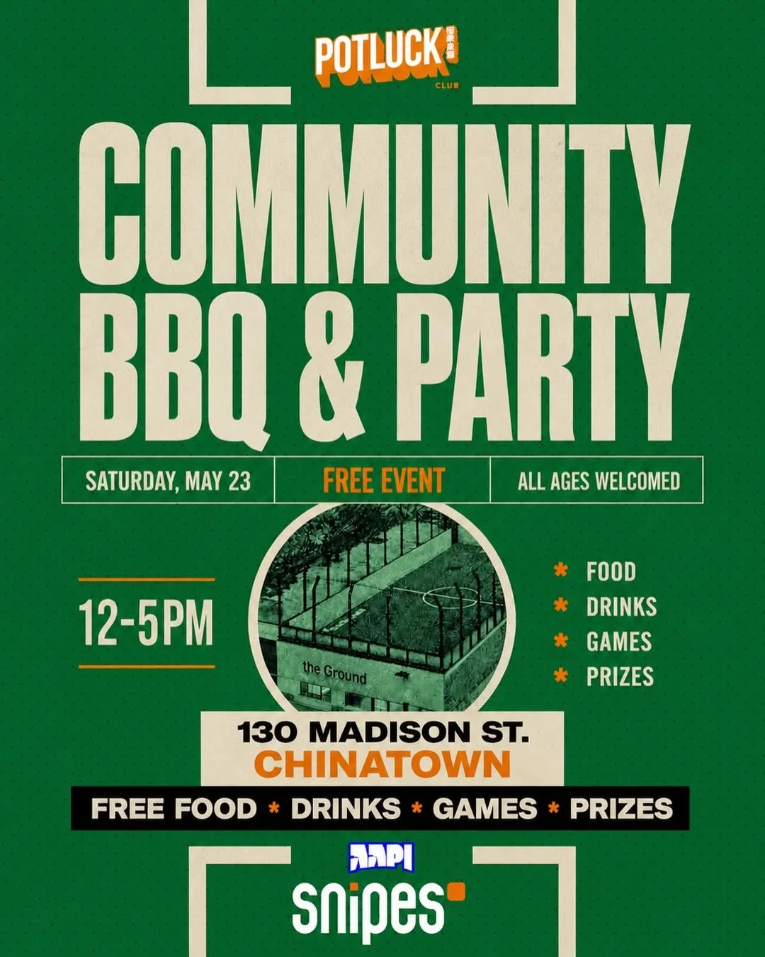 Potluck X Snipes AAPI Community BBQ Party