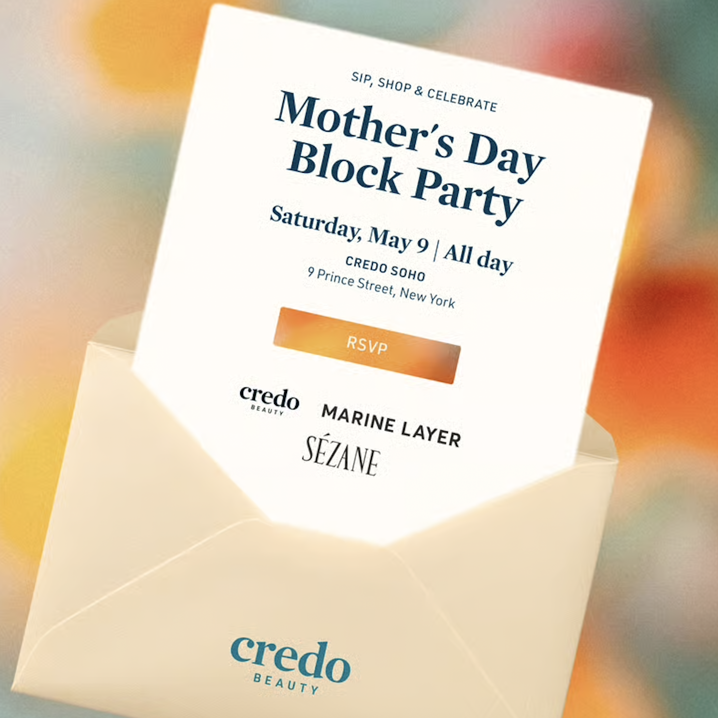 Credo Beauty Soho Mother's Day Block Party