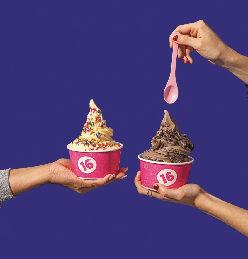 16 Handles National Frozen Yogurt Day