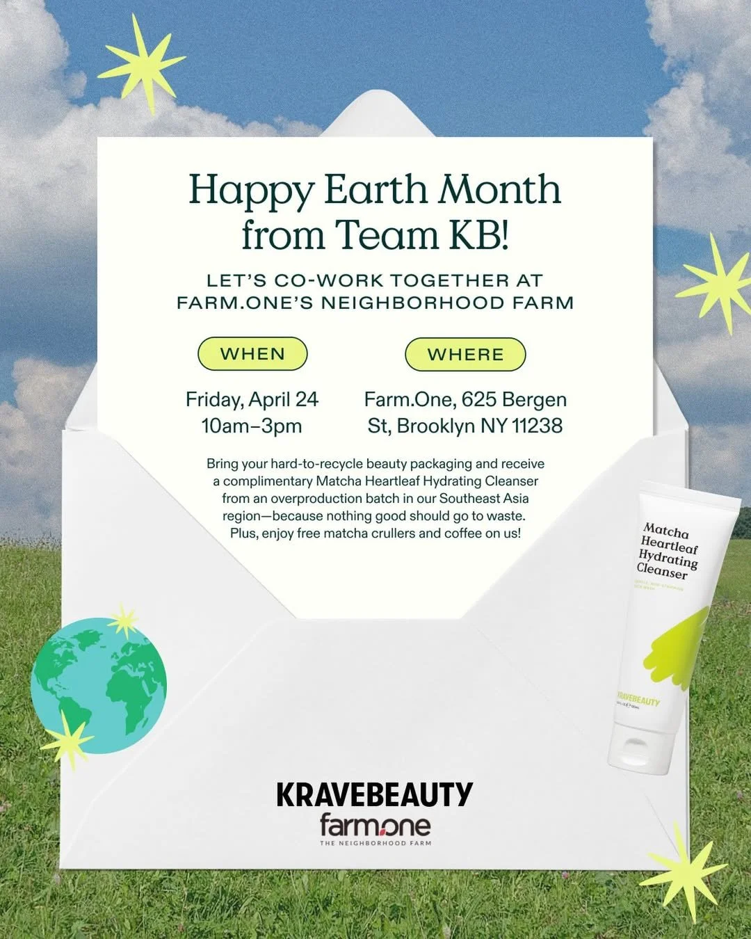 Earth Month Celebration with Krave Beauty
