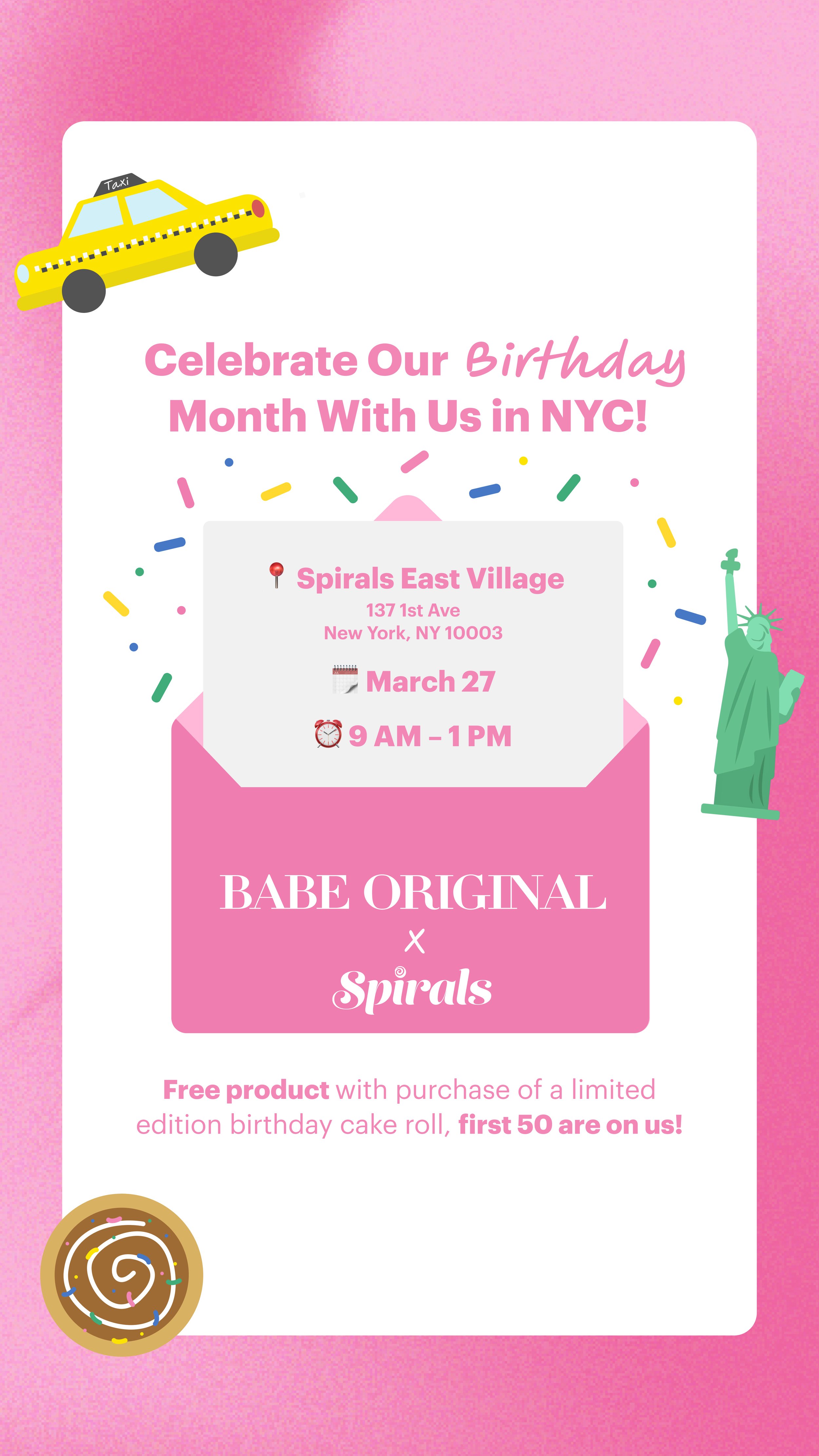 Babe Original x Spirals Pop-Up
