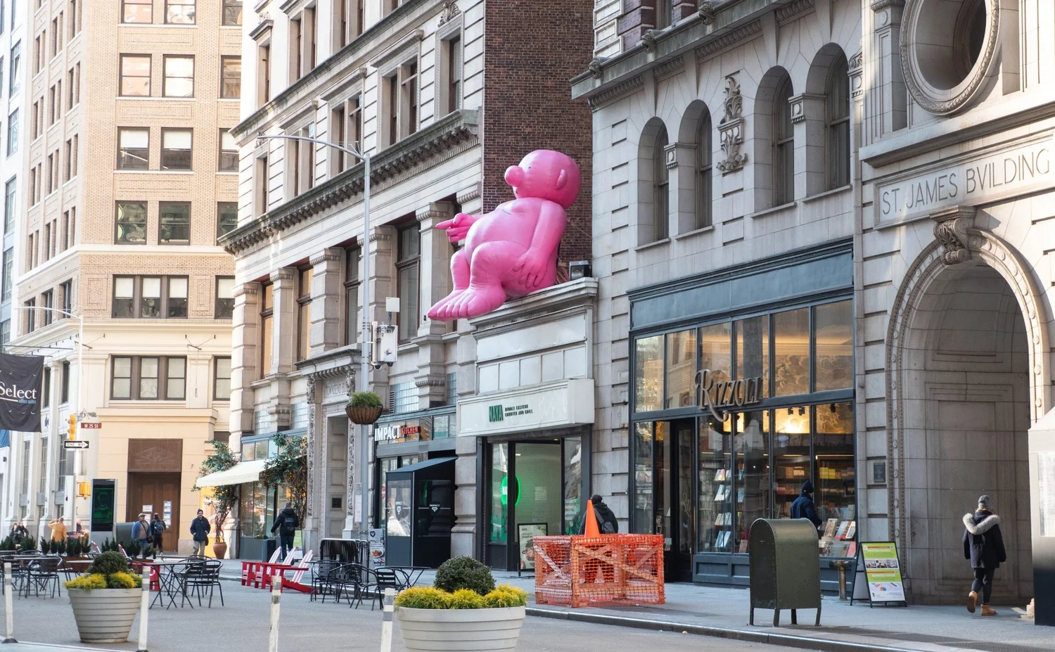 Flatiron NoMad Glows Pink