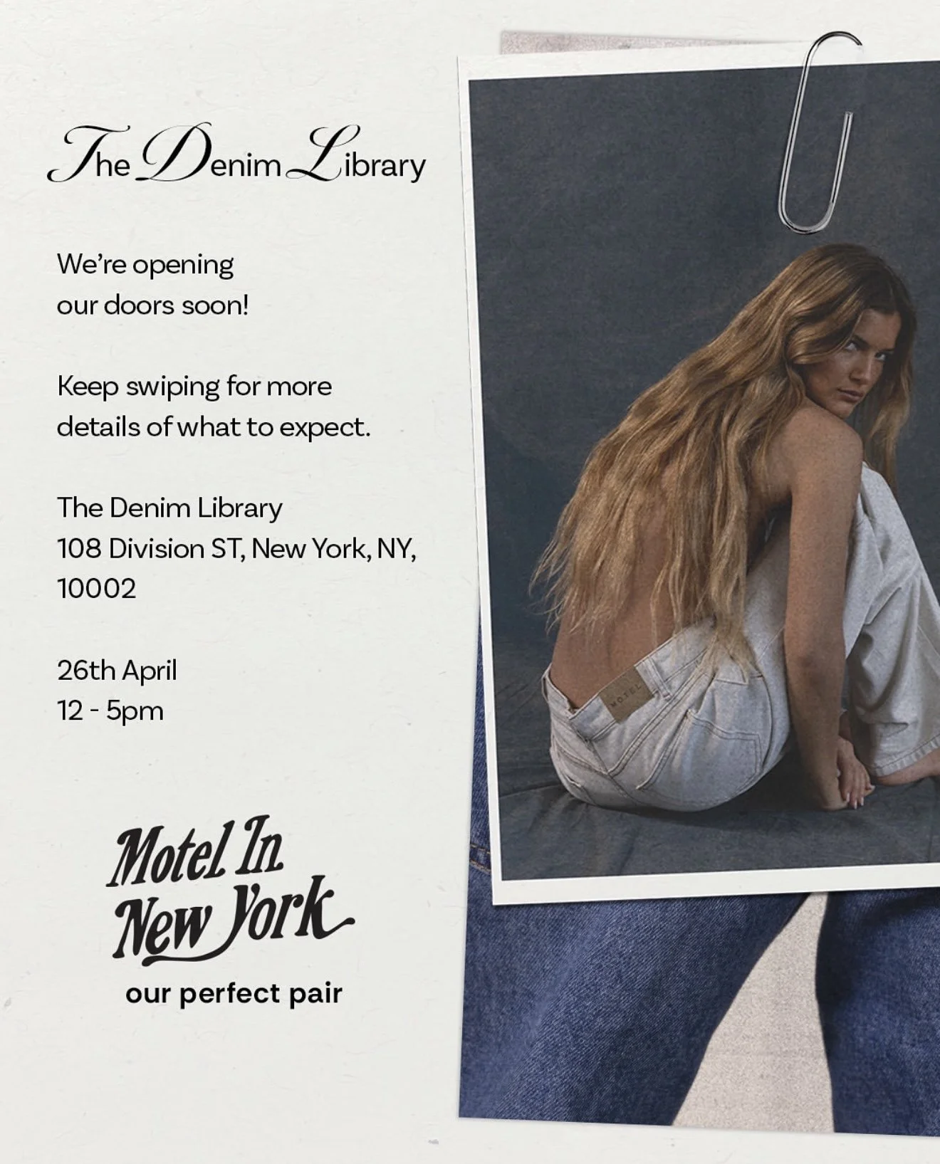 The Motel Denim Library