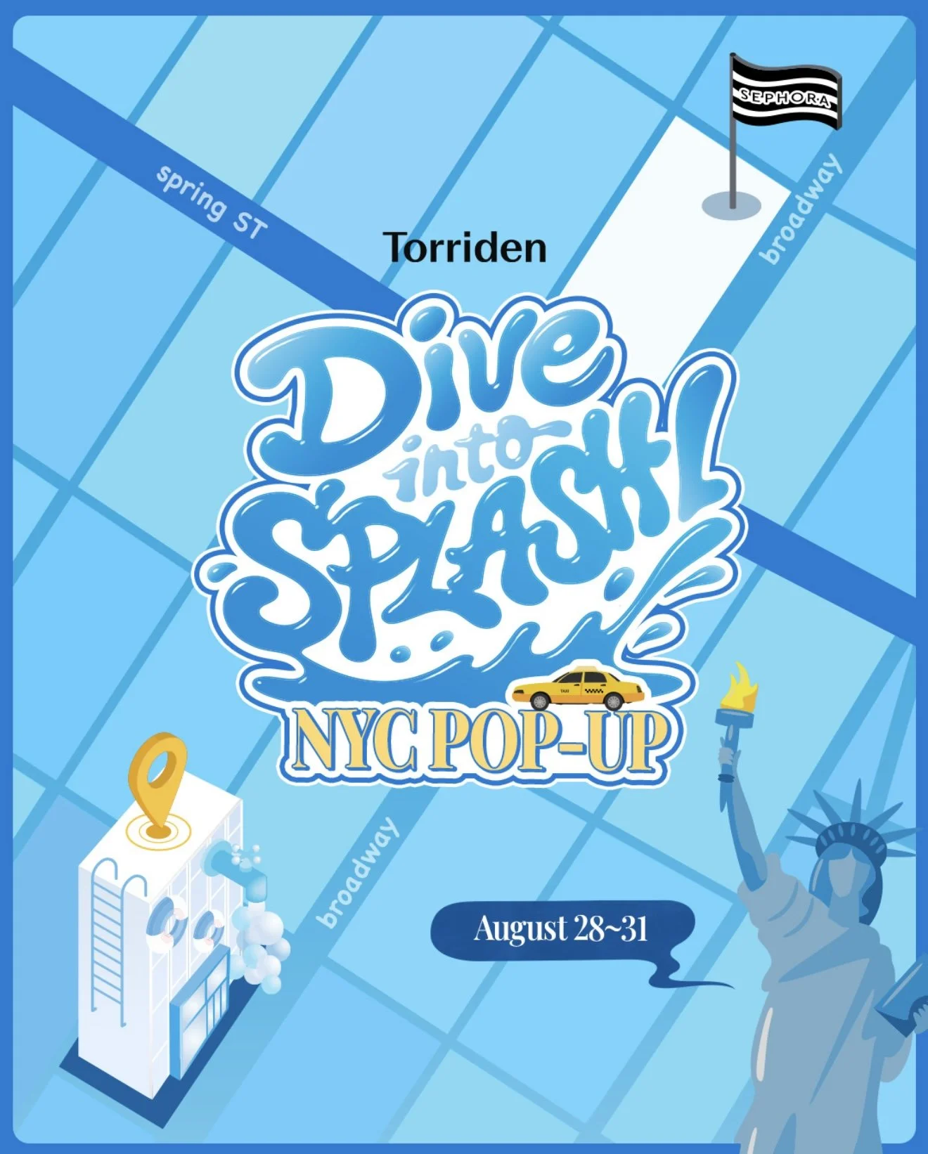 Torriden x Sephora DIVE INTO SPLASH Pop-Up