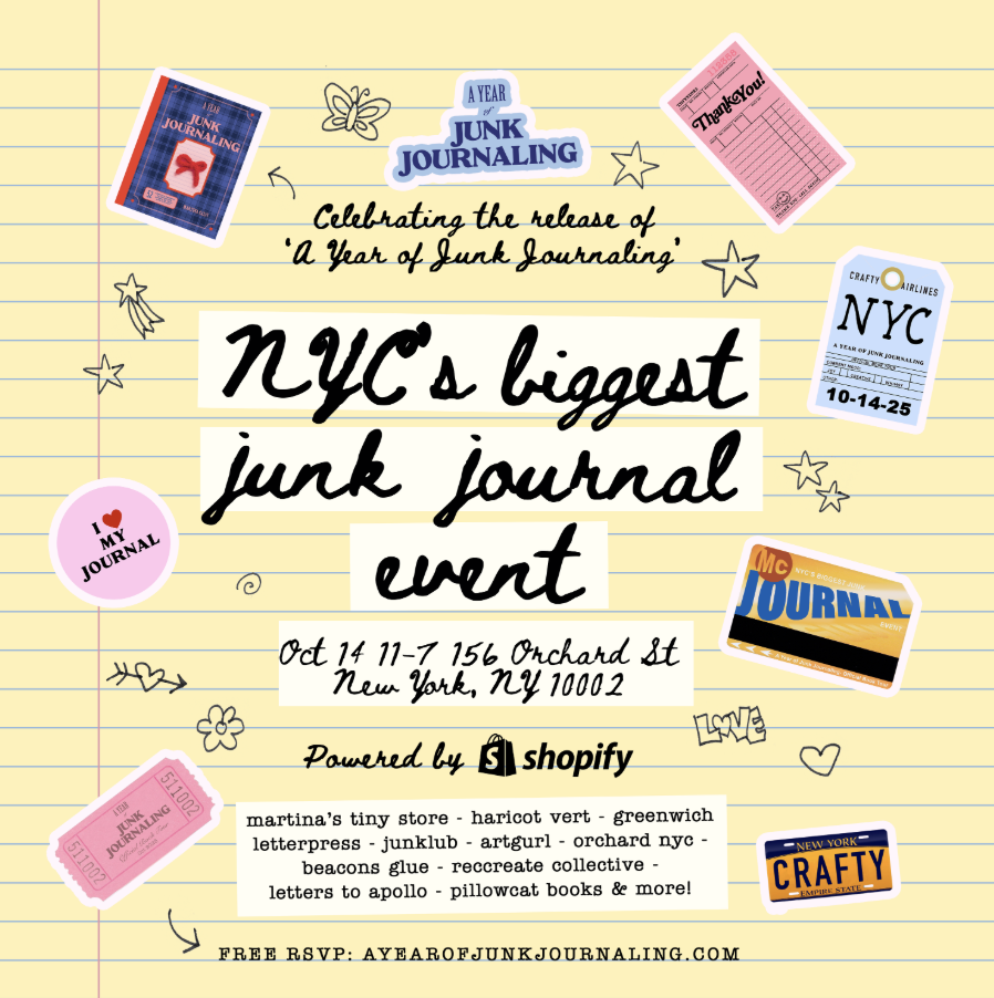 NYC's Biggest Junk Journal Event