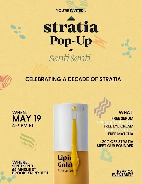 Stratia x Senti Senti Pop-Up
