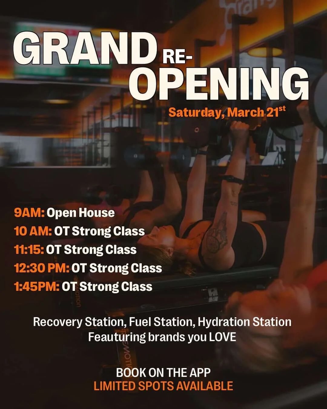 Orange Theory Grand Re-Opening