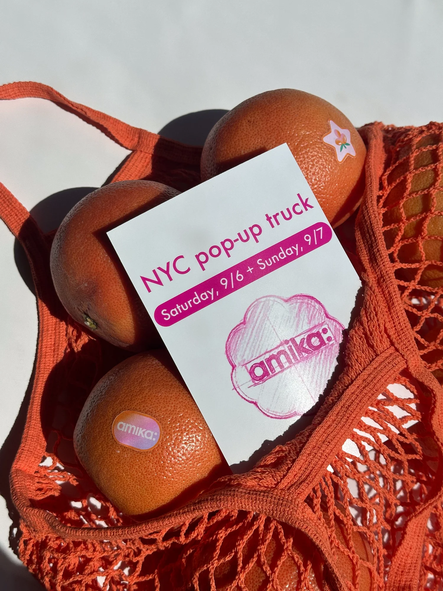 amika NYC Pop-Up Truck