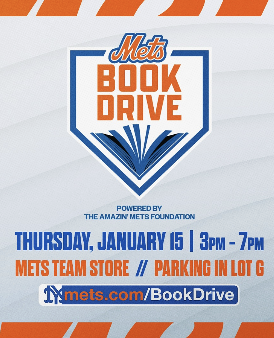 Mets Book Drive