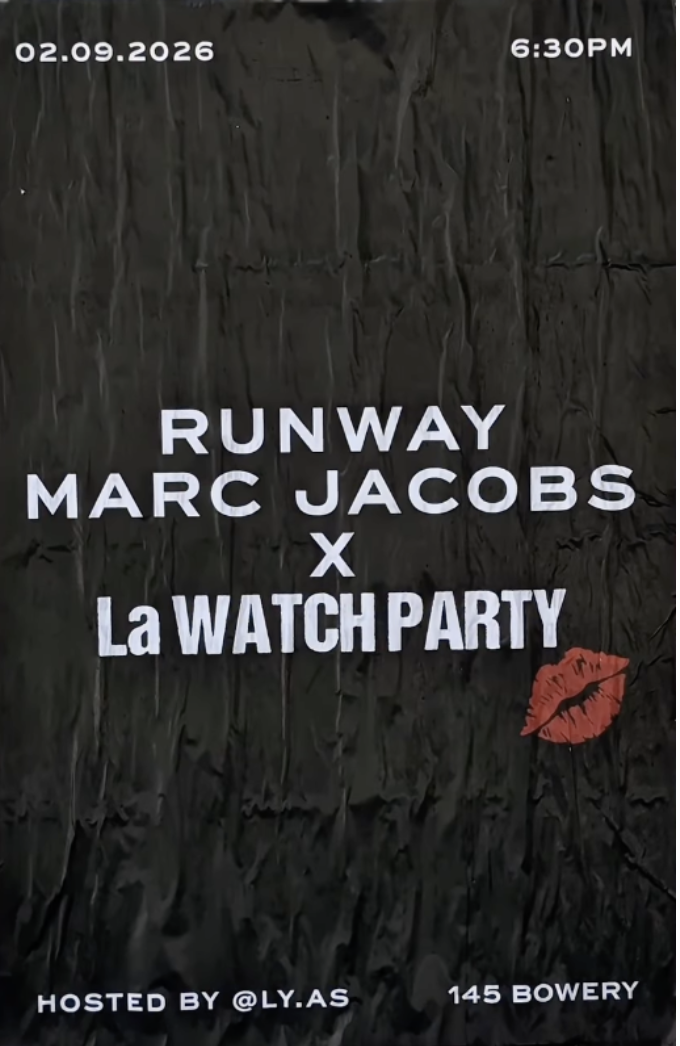 Marc Jacobs X Lyas Watch Party