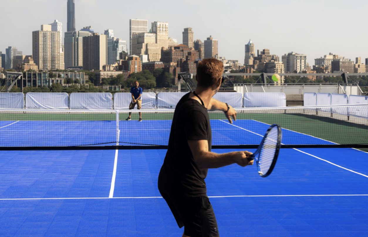 Match Point Rooftop Tennis at The Seaport
