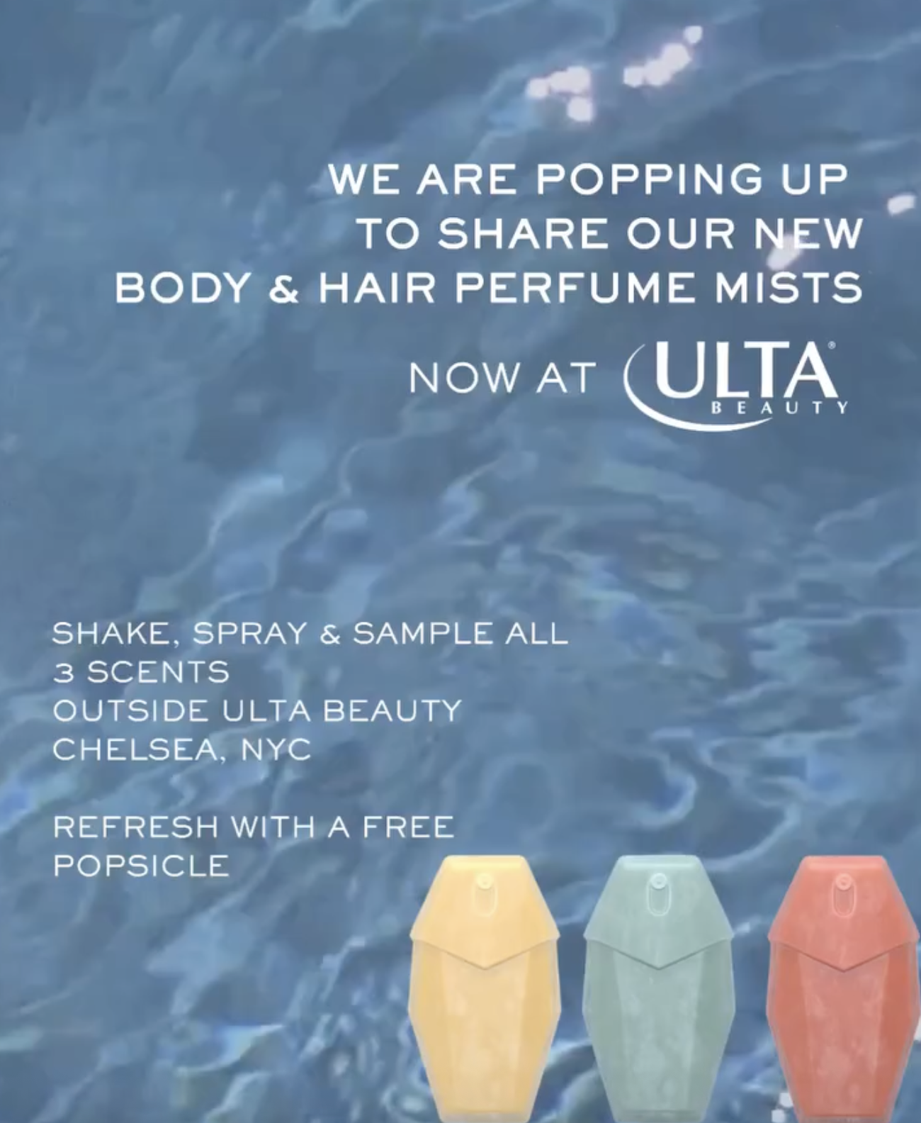 Orebella Body & Hair Perfume Mist Pop-Up