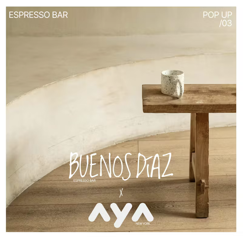 Buenos Díaz Espresso Pop-Up