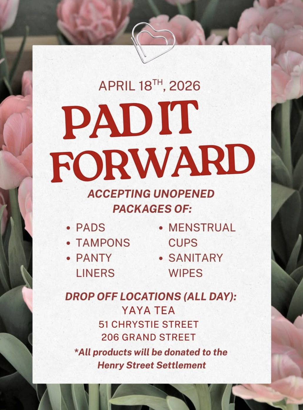 Period Movement x Yaya Tea