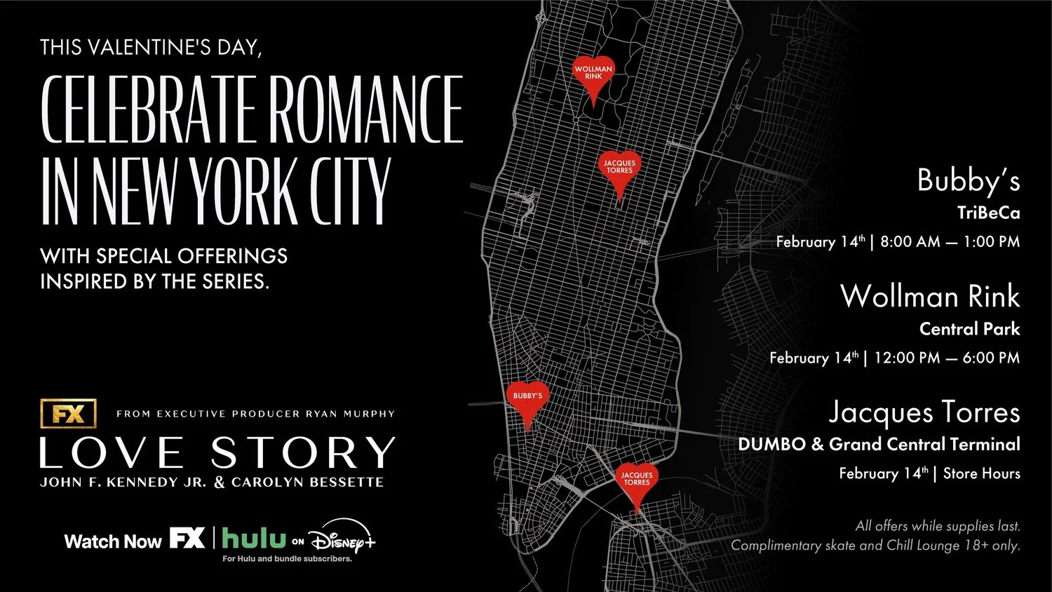 FX Networks ‘Love Story’ Valentine’s Day Experience
