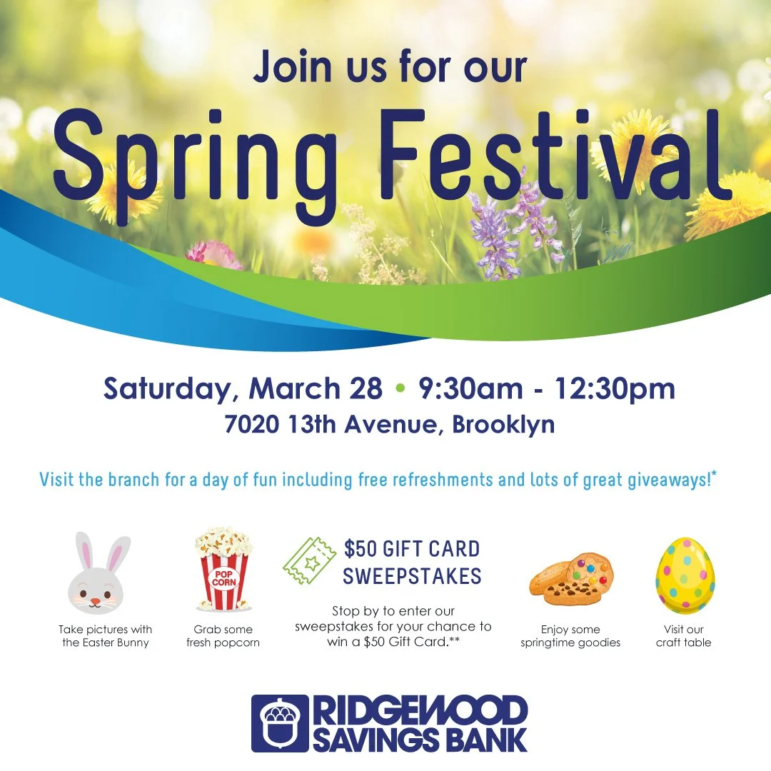 Ridgewood Savings Bank Spring Festival