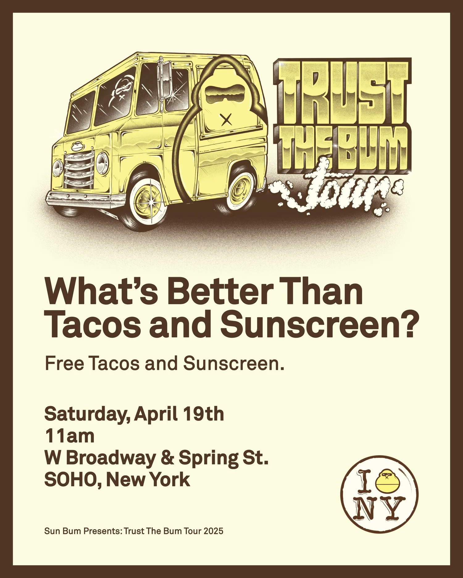 Sun Bum Trust the Bum Tour