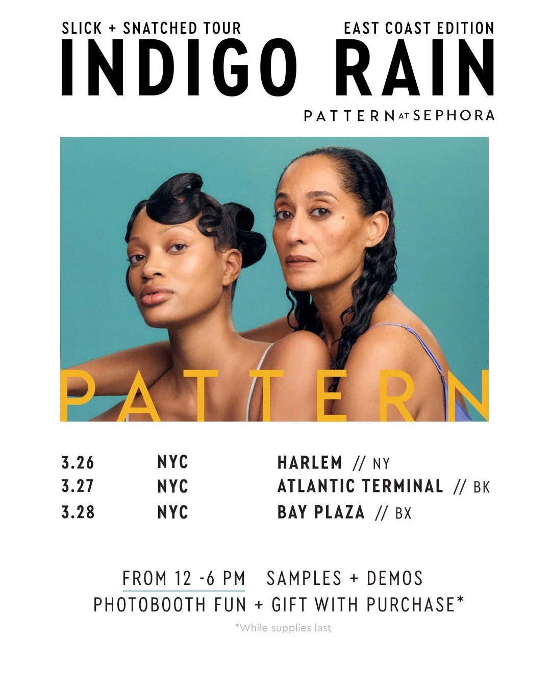 Pattern Beauty Indigo Rain Slicked & Snatched Tour