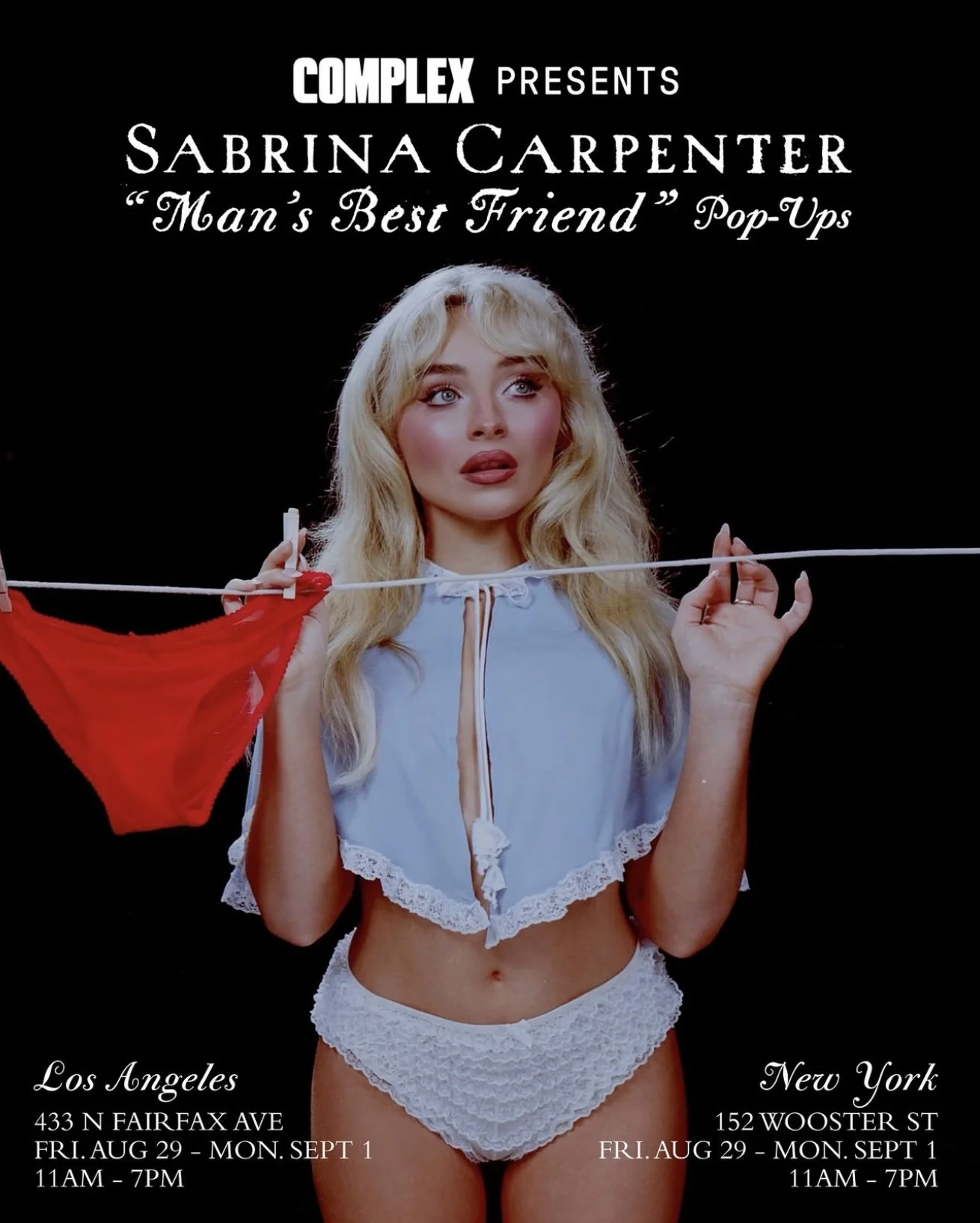 COMPLEX Sabrina Carpenter Man's Best Friend Pop-Up