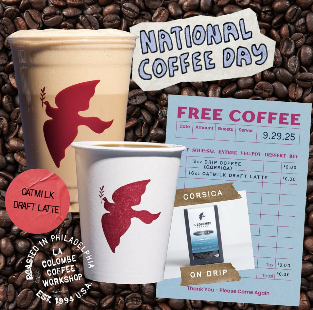 La Colombe National Coffee Day