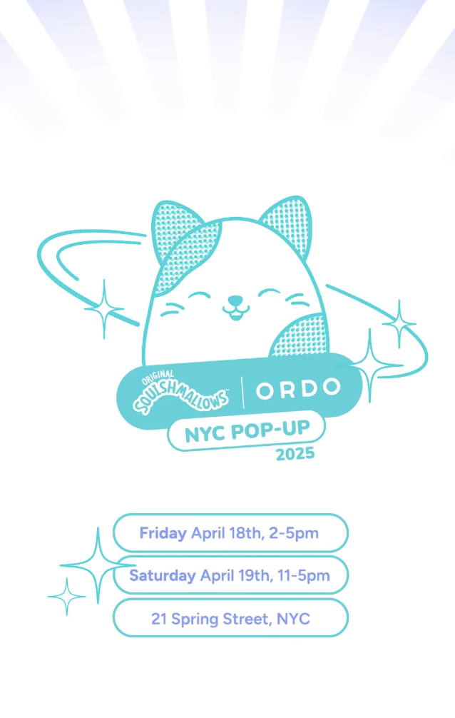 Squishmallows x ORDO Pop-Up