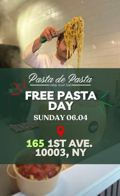 Pasta de Pasta Free Pasta Day