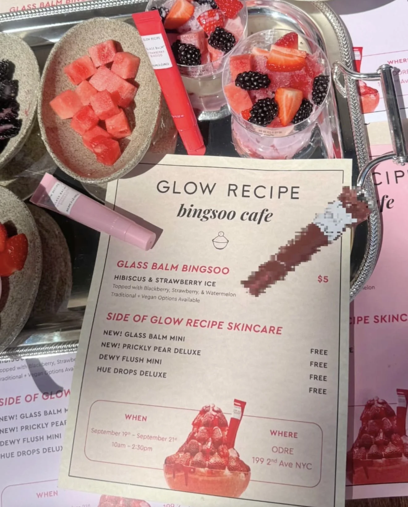 Glow Recipe Bingsoo Cafe