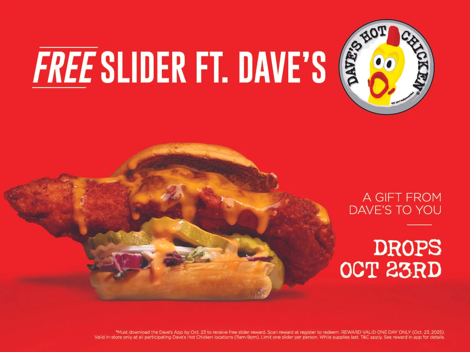 Dave's Free Slider Day