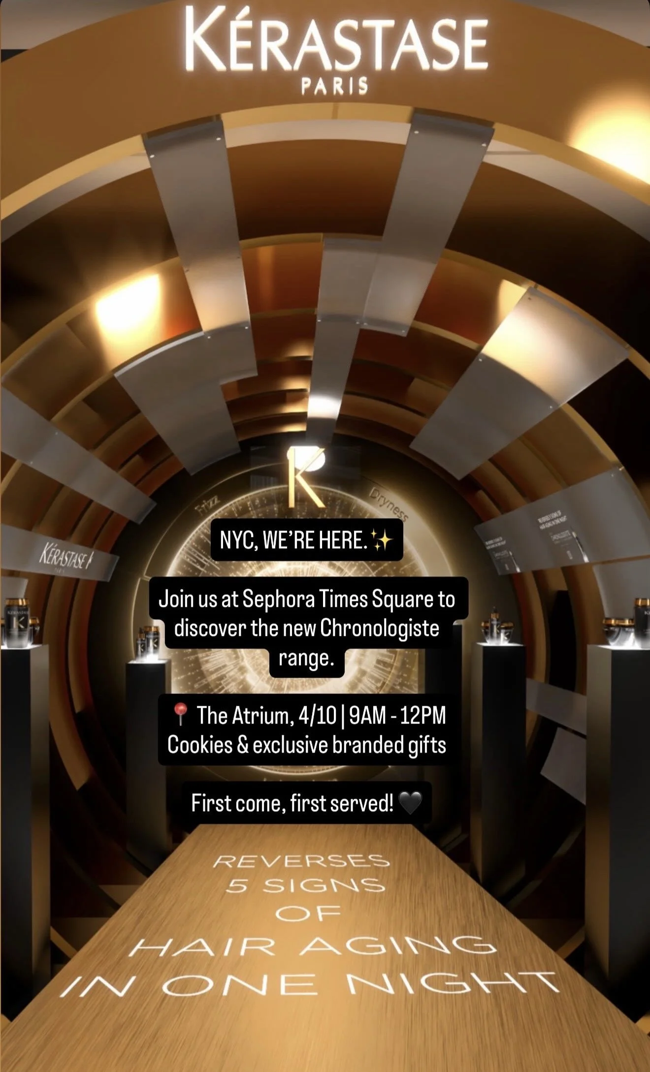 Kerastase Sephora Times Square Opening