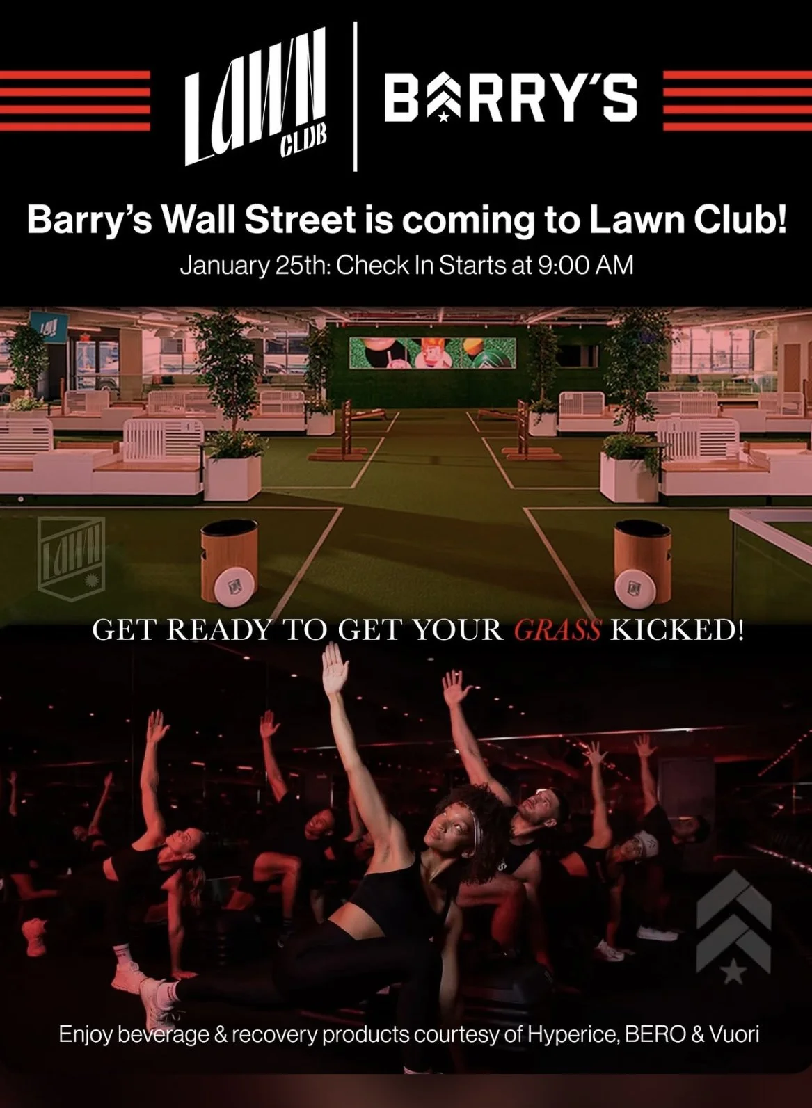 Barry's at Lawn Club