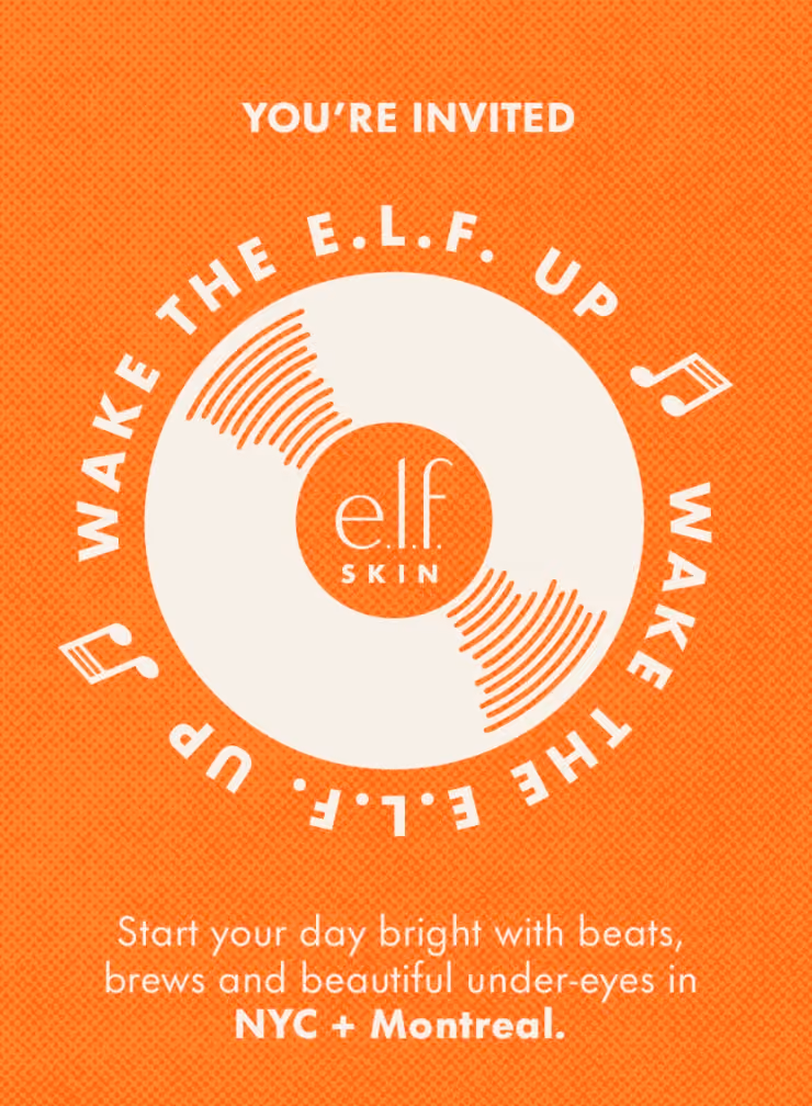 Wake the e.l.f. Up Pop-Up
