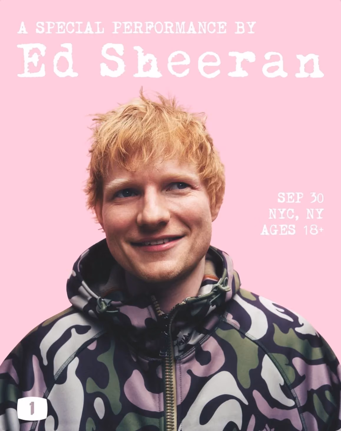 A Special Performance by Ed Sheeran
