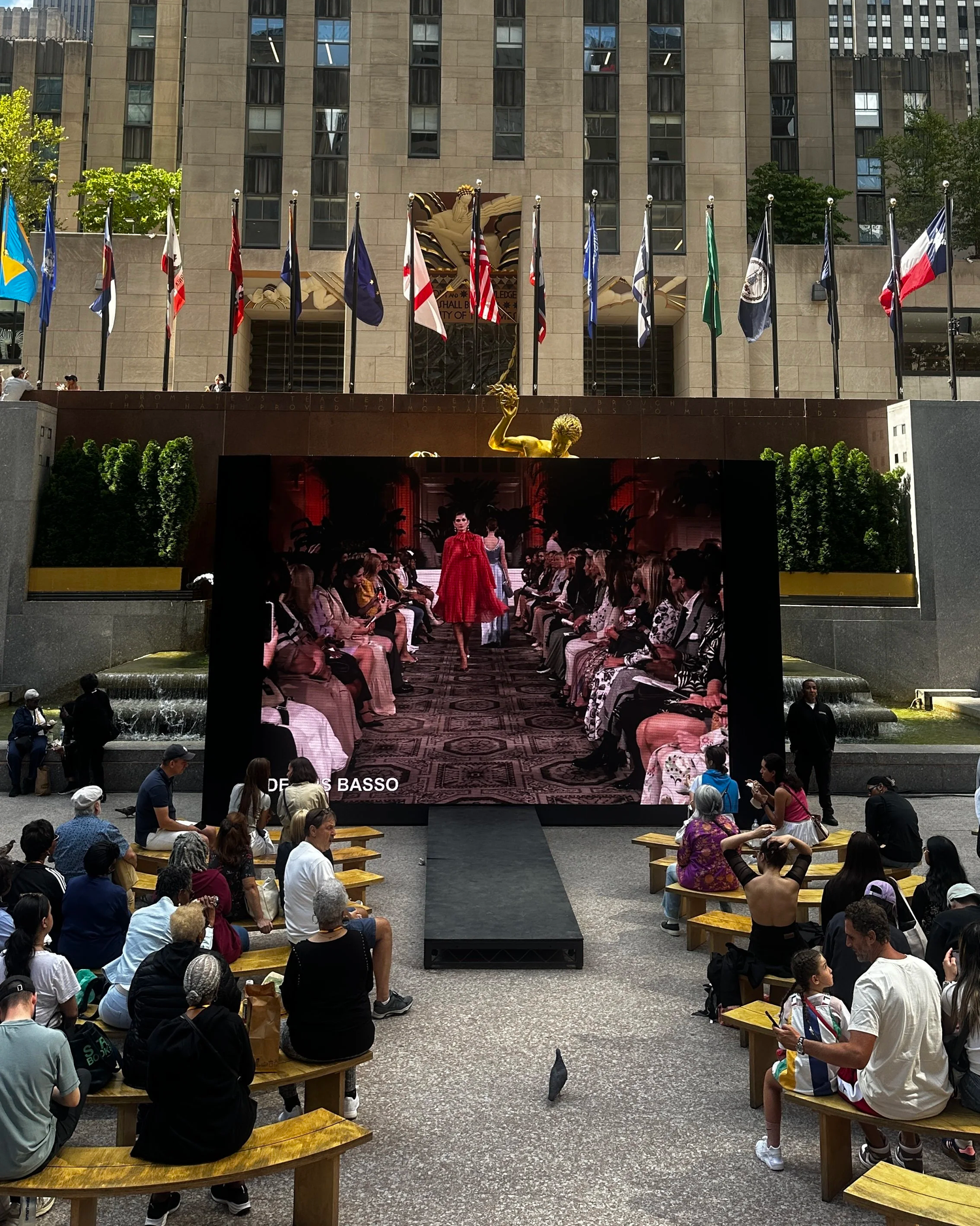NYFW Show Screenings at Rockefeller Center