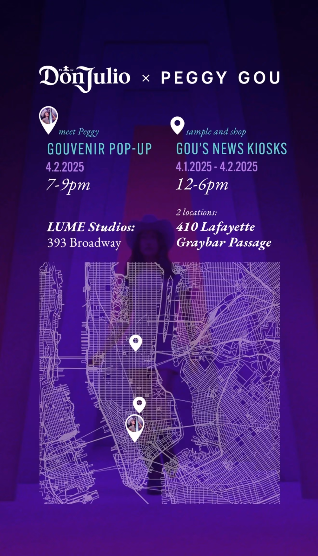 Don Julio x Peggy Gou Pop-Ups