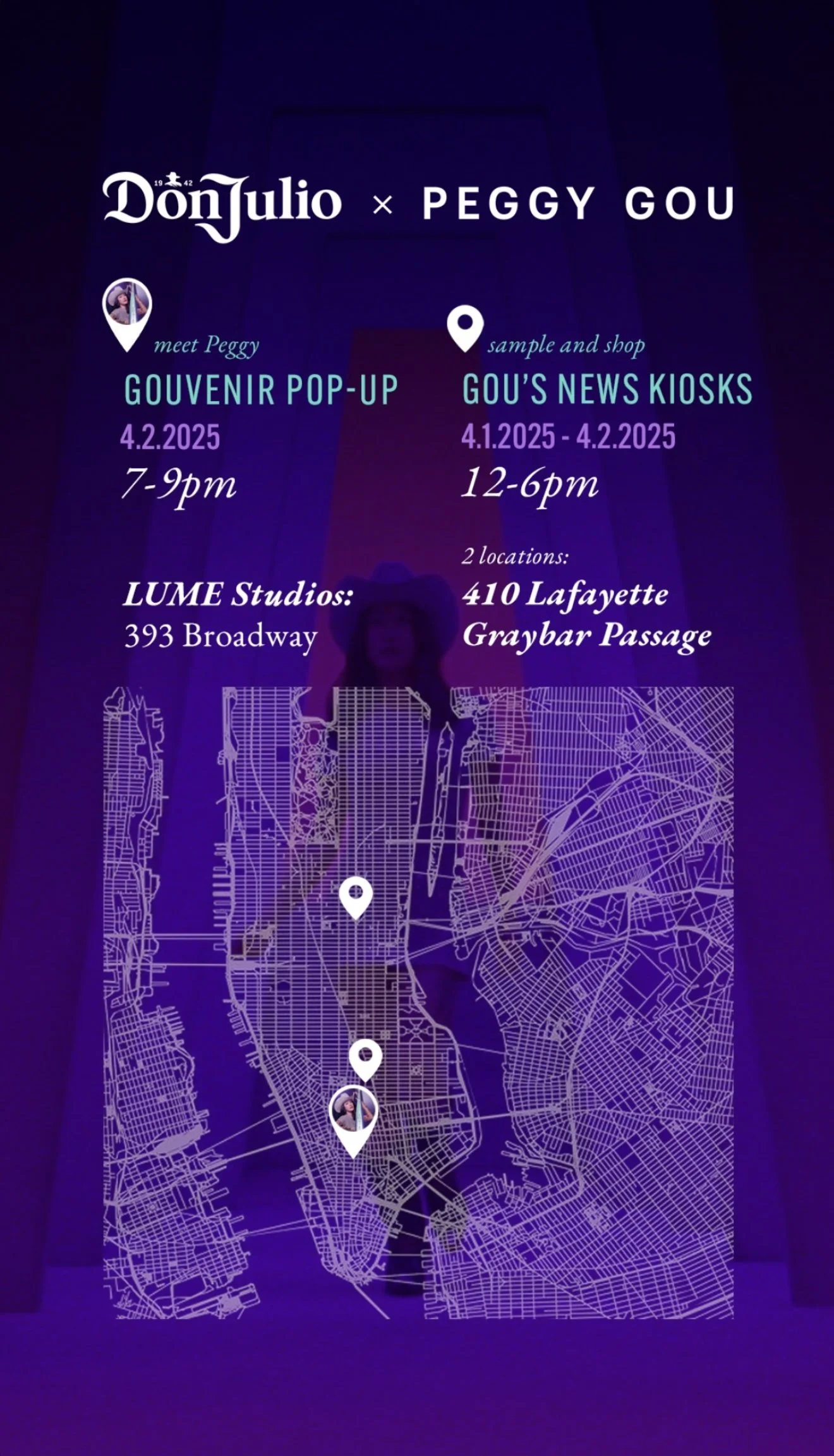 Don Julio x Peggy Gou Pop-Ups
