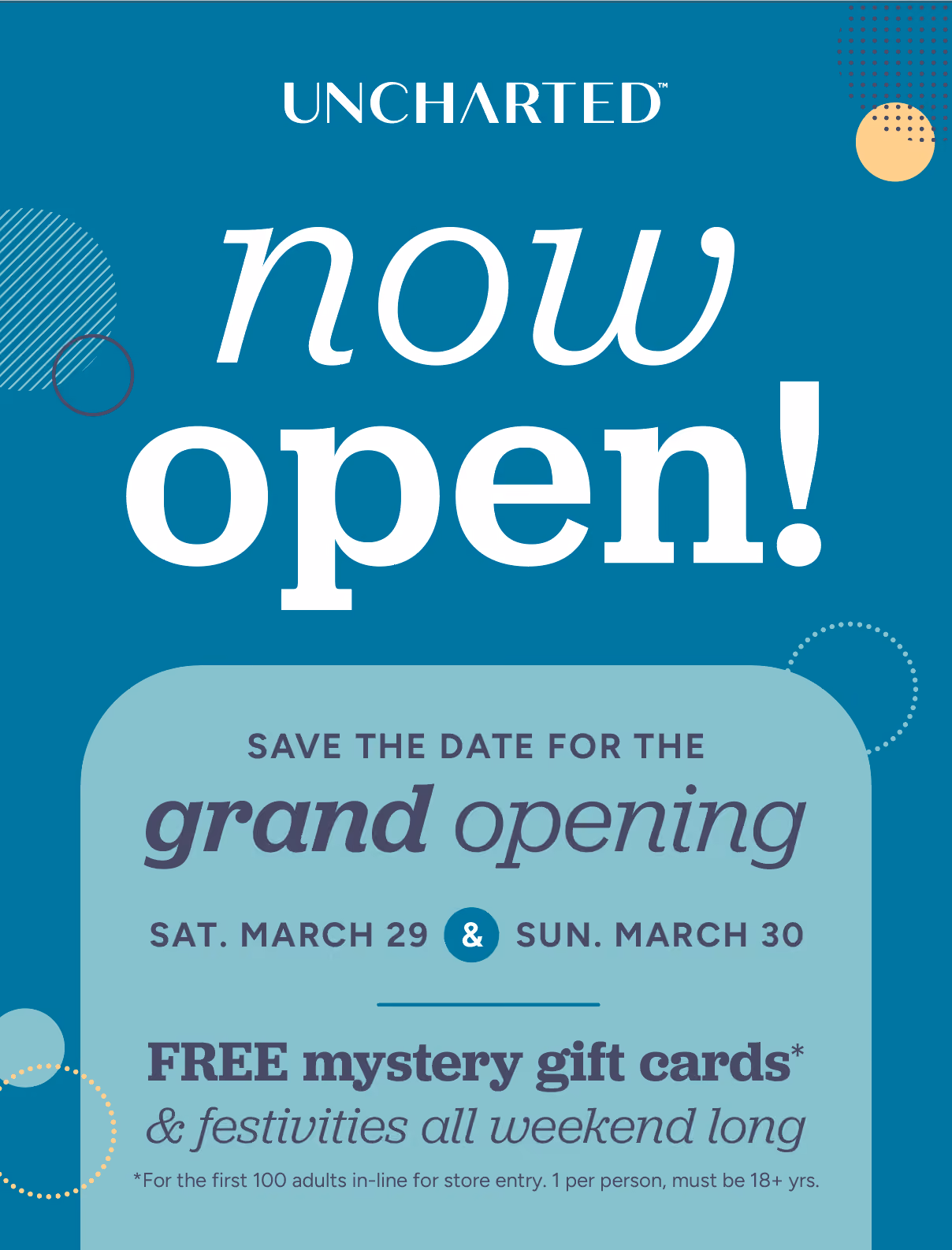 Uncharted Greenvale Grand Opening