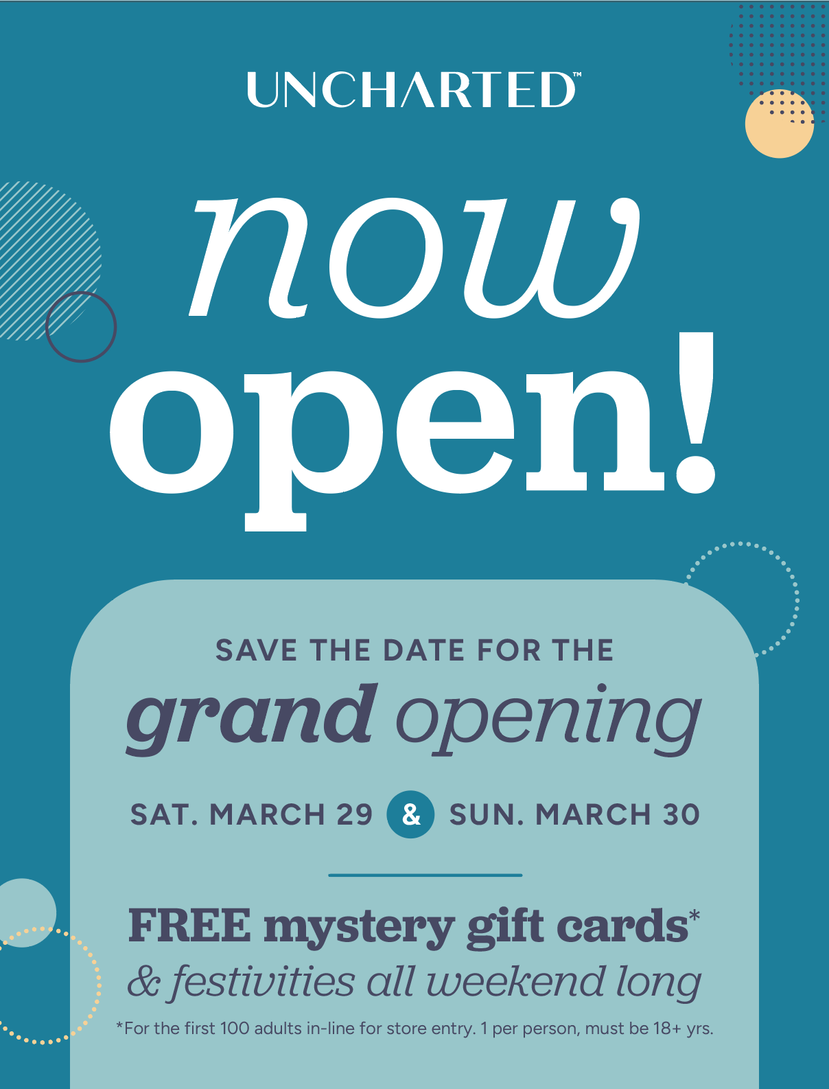 Uncharted Greenvale Grand Opening