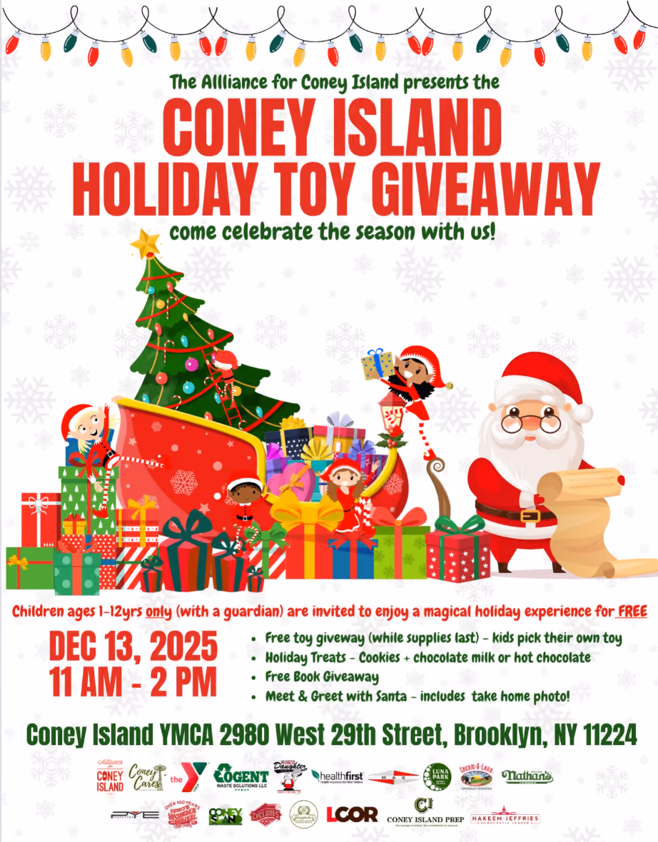 Coney Island Holiday Toy Giveaway