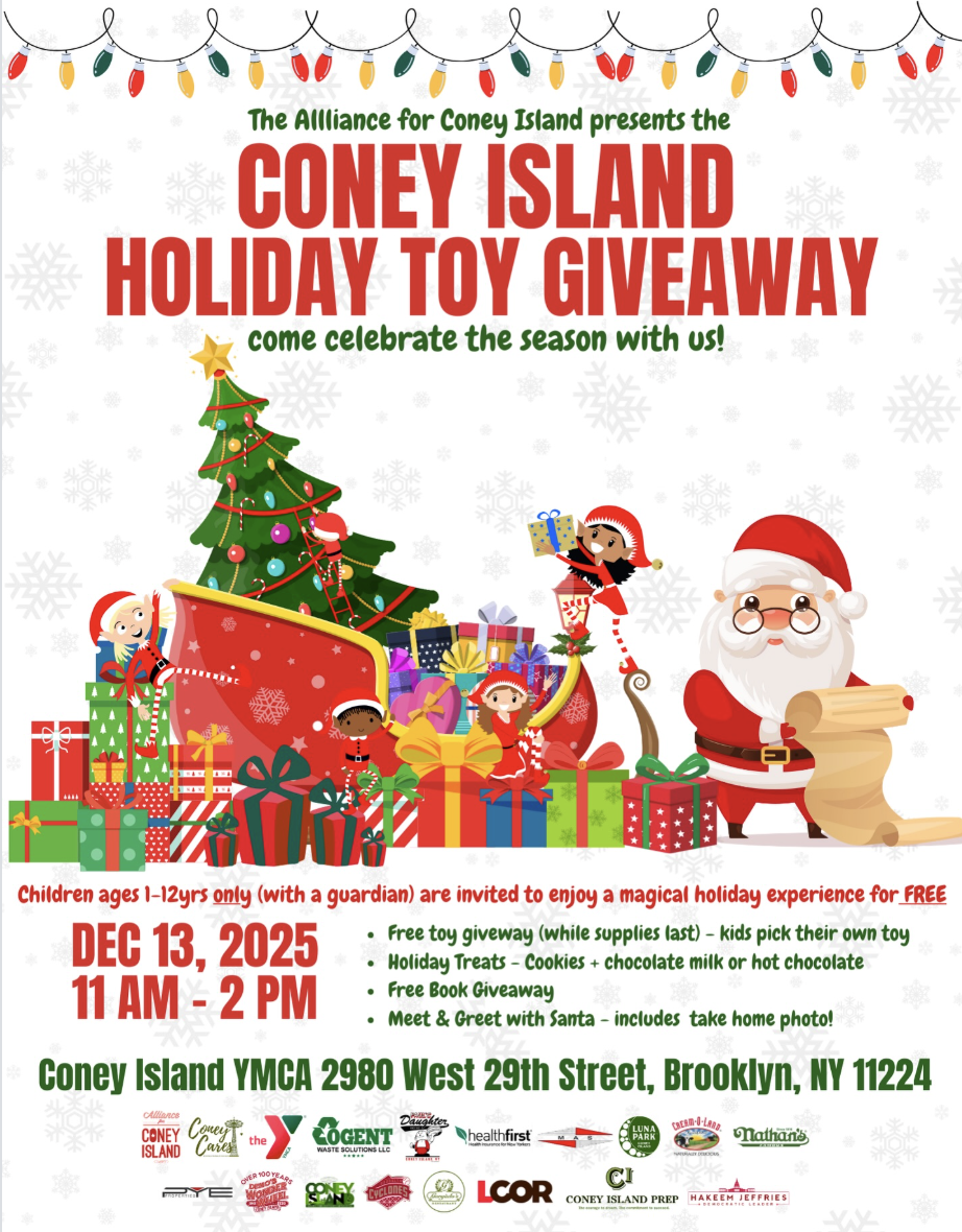 Coney Island Holiday Toy Giveaway