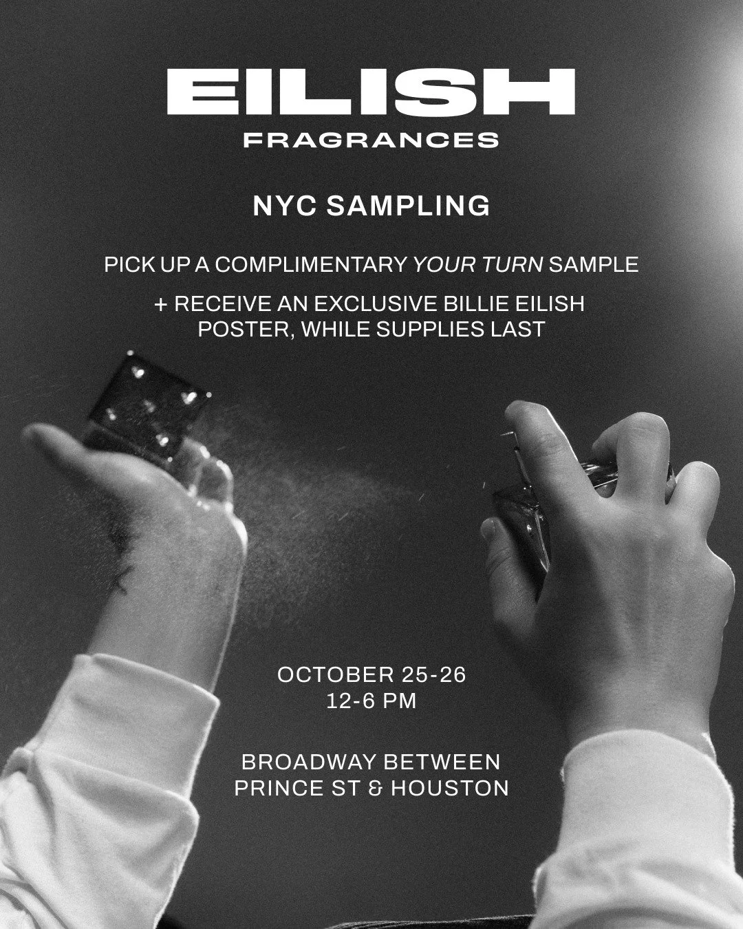 Eilish Fragrances Sampling Pop-Up