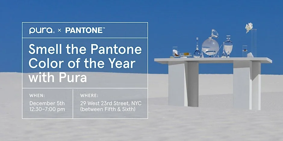 Pura x Pantone: The Color of the Year Scent Experience