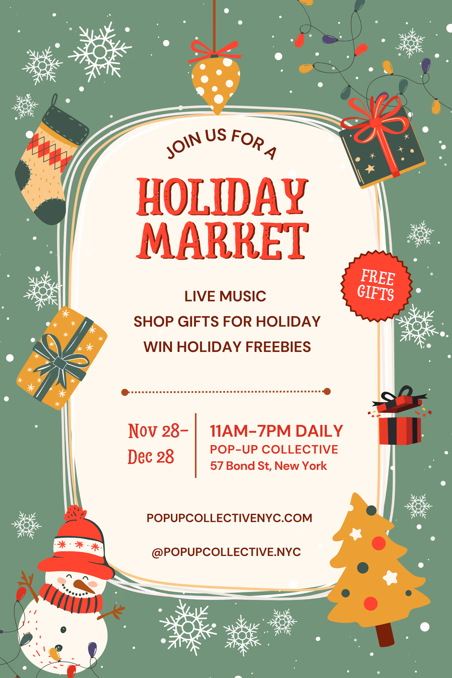 Pop-Up Collective NYC Holiday Market