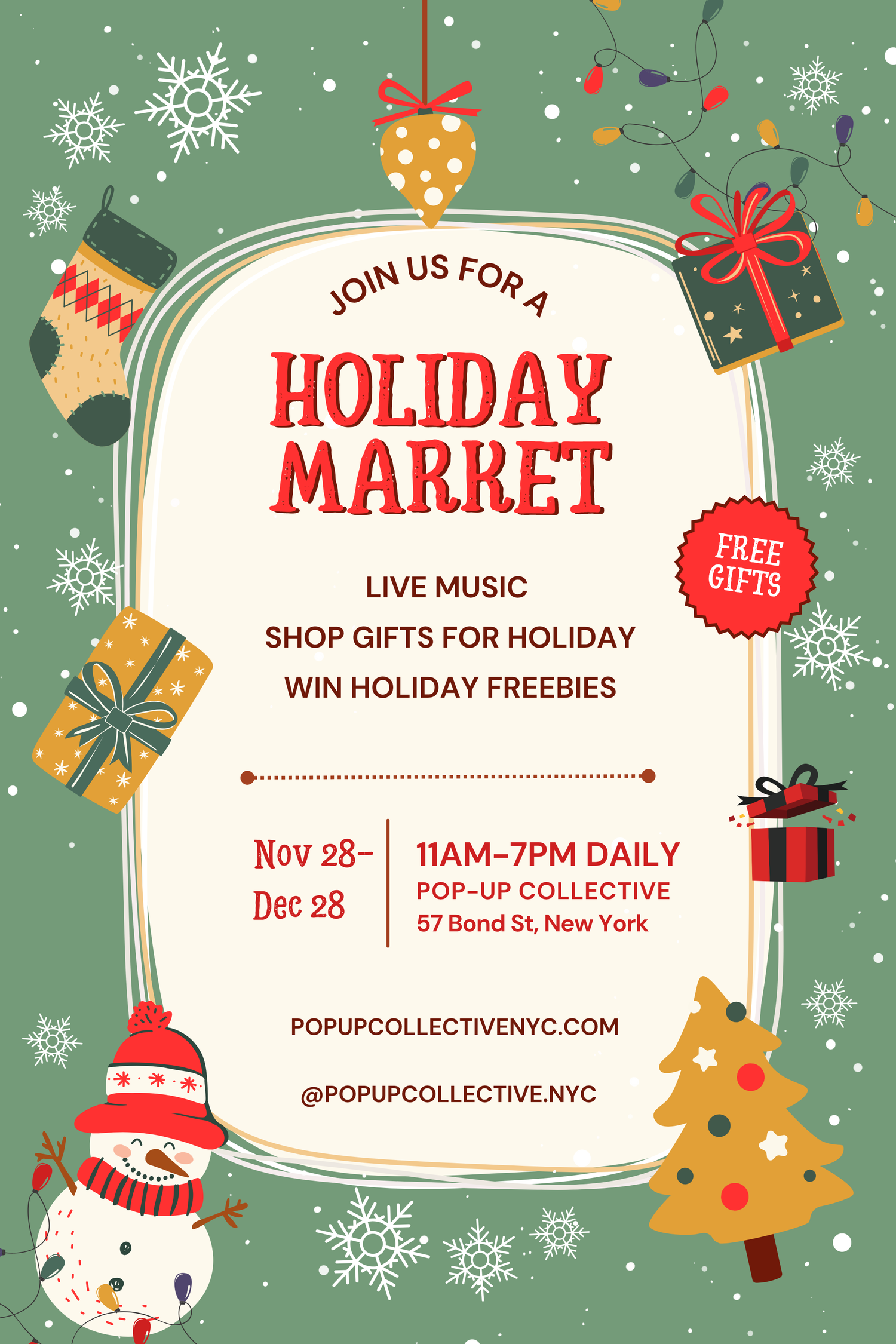 Pop-Up Collective NYC Holiday Market