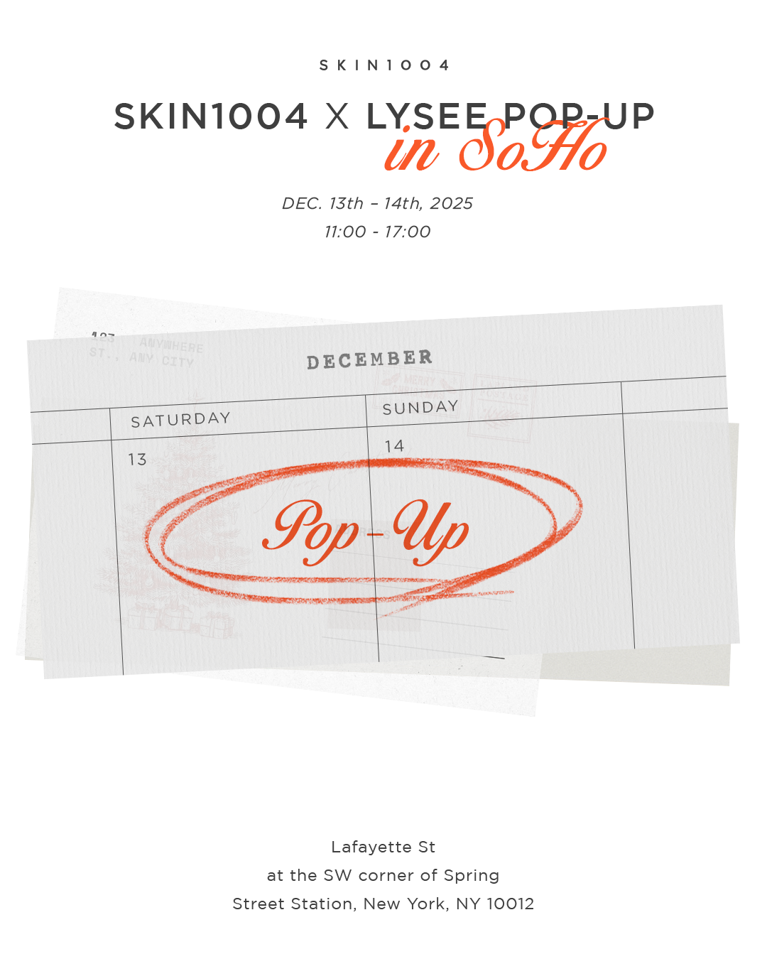 SKIN1004 x Lysée Sampling Event