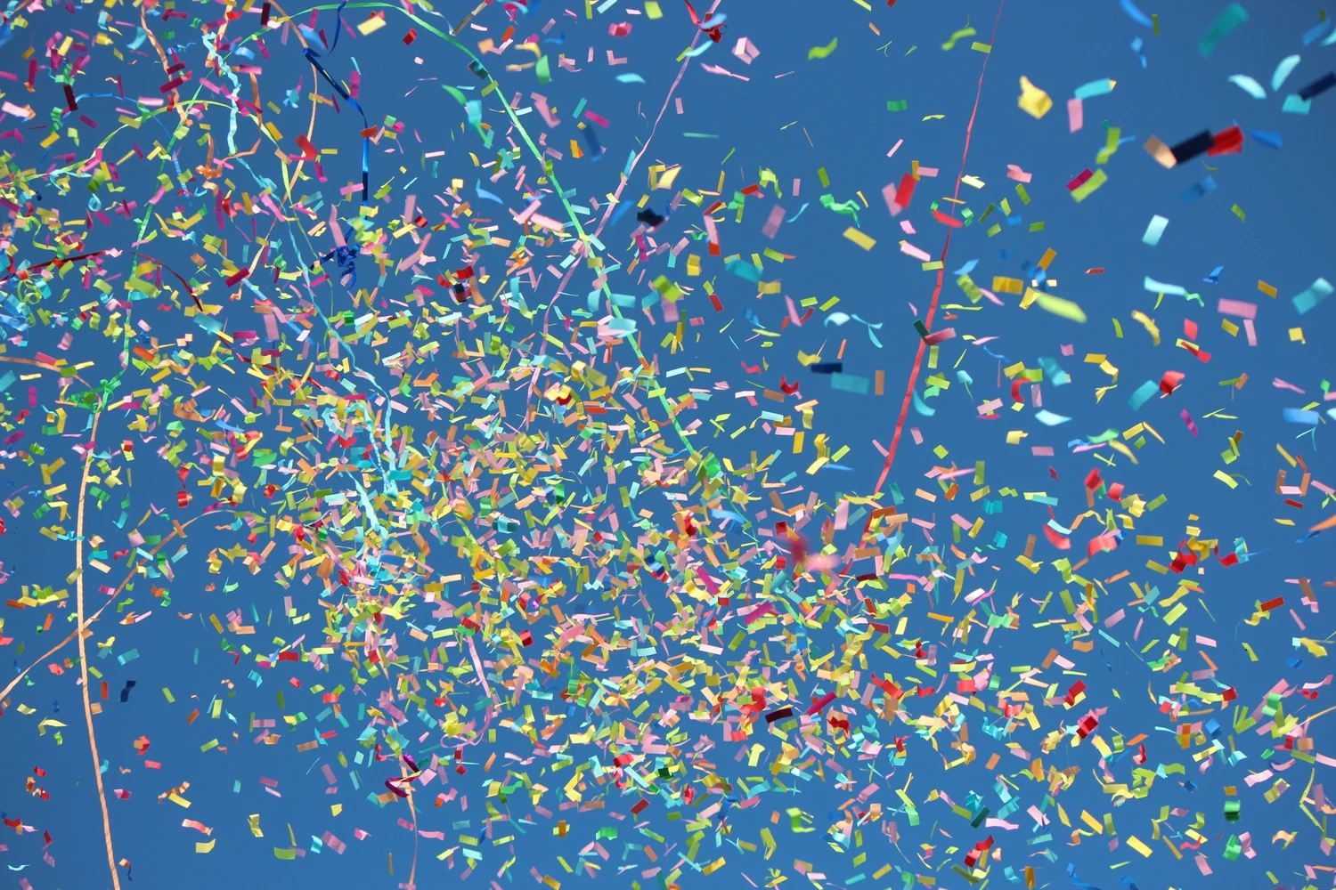 New Year’s Eve Confetti Test