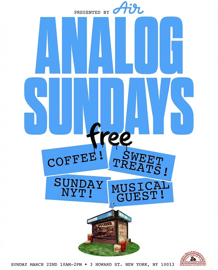 Analog Sunday with Air