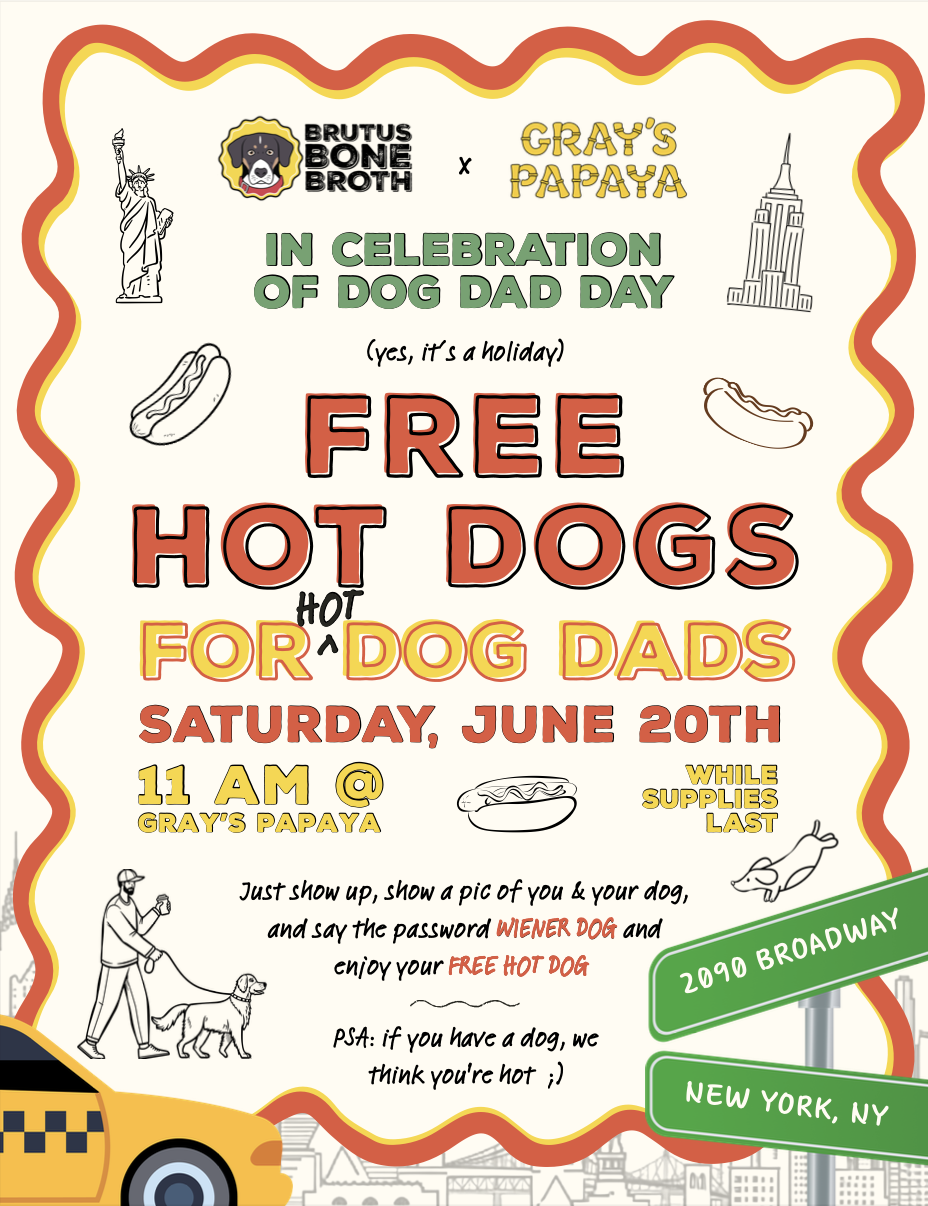 Gray's Papaya Hot Dogs for (Hot) Dog Dads