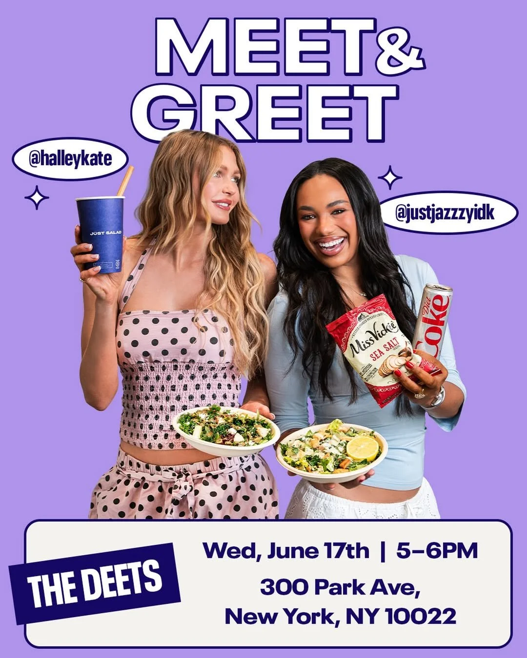 Halley & Jaz Just Salad Meet & Greet
