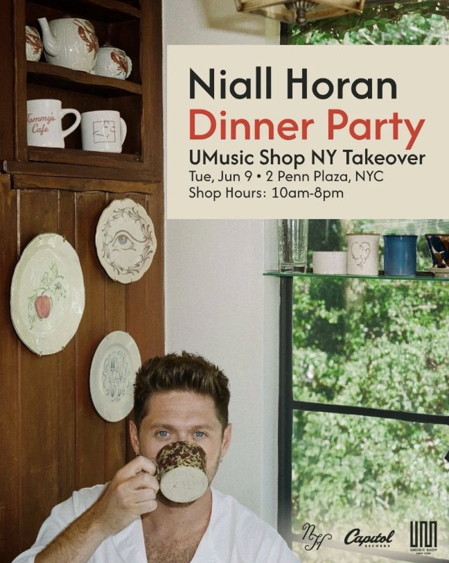 Niall Horan Dinner Party Takeover at UMusic