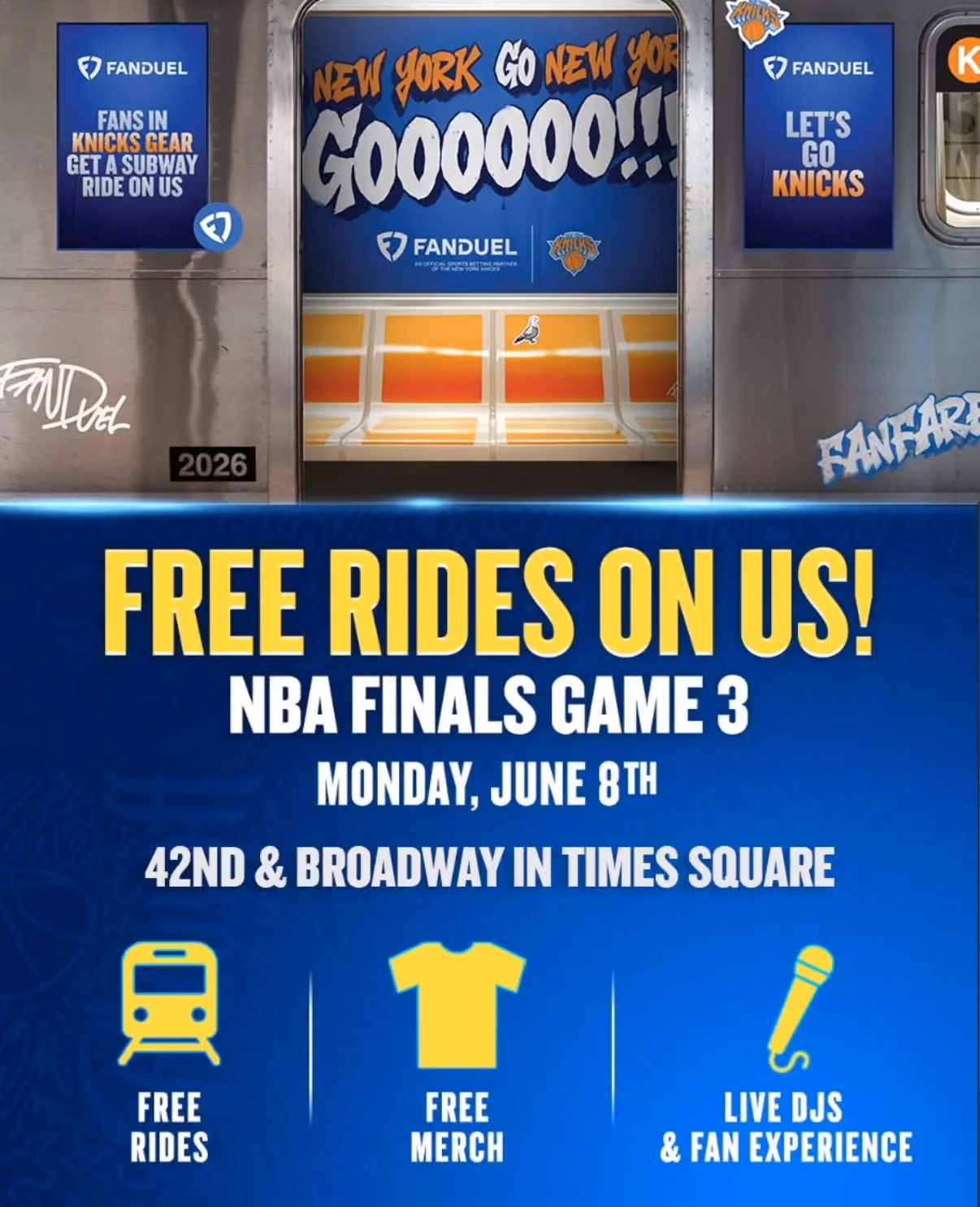 Celebrate the Knicks with FanDuel